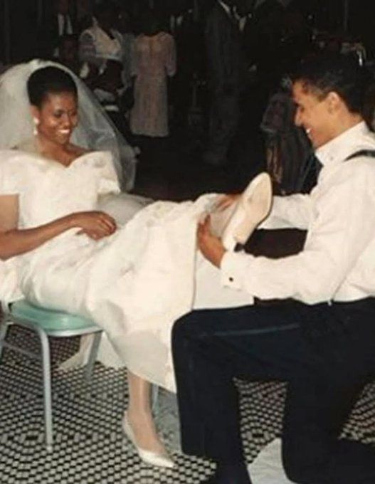El día de su boda, Barack Obama despertó con un fuerte resfriado