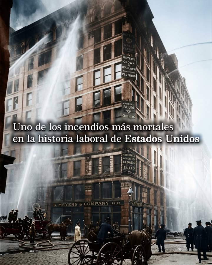 La tarde del 25 de marzo de 1911 parecía una jornada más en la fábrica Triangle Shirtwaist, ubicada en los pisos superiores del ...