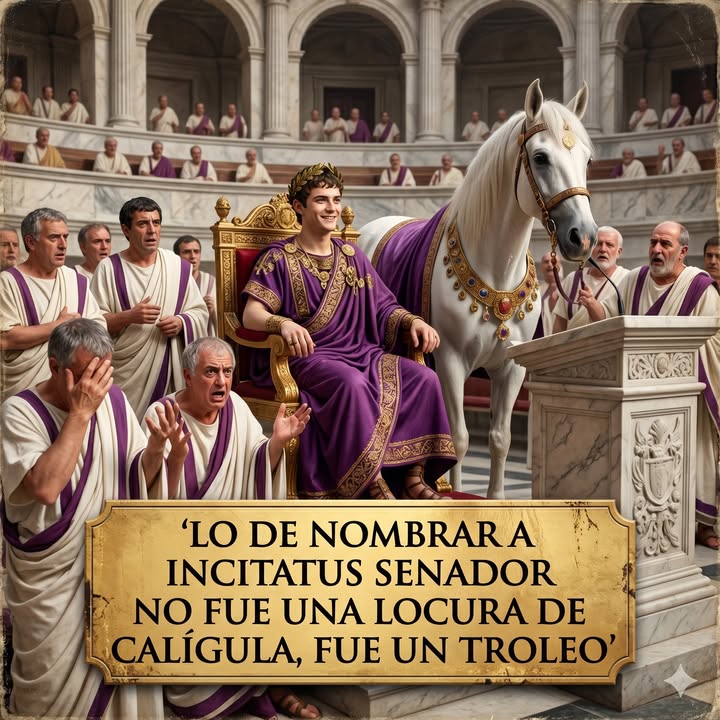 NOMBRAR A INCITATUS SENADOR NO FUE UNA LOCURA DE CALÍGULA, FUE UN TROLEO