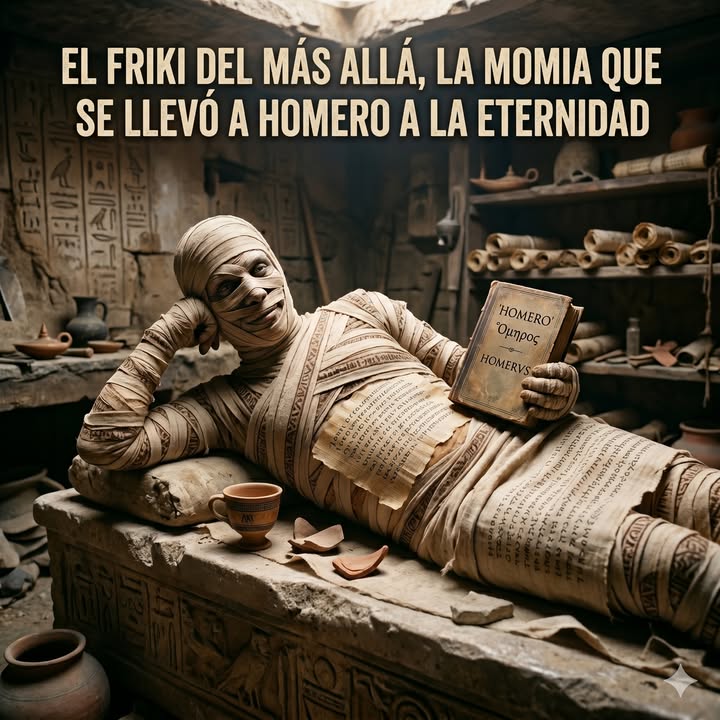 EL FRIKI DEL MÁS ALLÁ, LA MOMIA QUE SE LLEVÓ A HOMERO A LA ETERNIDAD