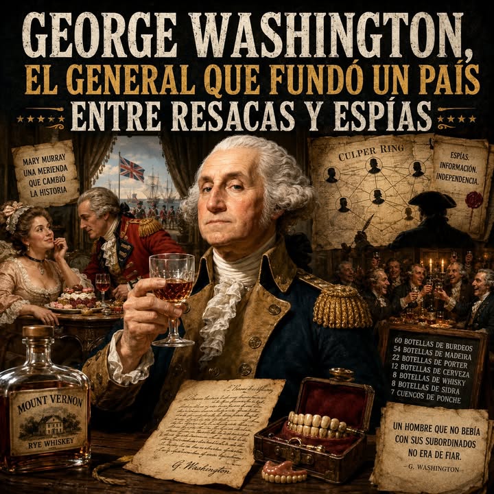 GEORGE WASHINGTON, EL GENERAL QUE FUNDÓ UN PAÍS ENTRE RESACAS Y ESPÍAS (2º ARTÍCULO CELEBRACIÓN 250 AÑOS EEUU)