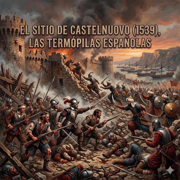 EL SITIO DE CASTELNUOVO (1539), LAS TERMÓPILAS ESPAÑOLAS