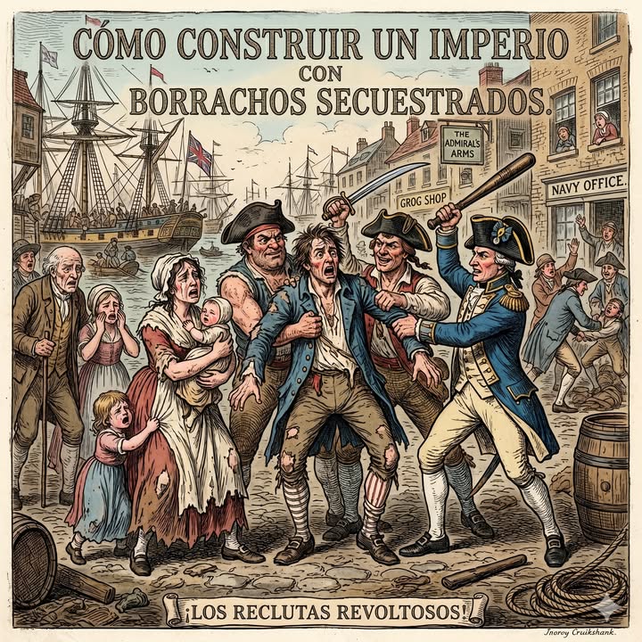 ¿CÓMO CONSTRUIR UN IMPERIO (BRITÁNICO) CON BORRACHOS SECUESTRADOS?
