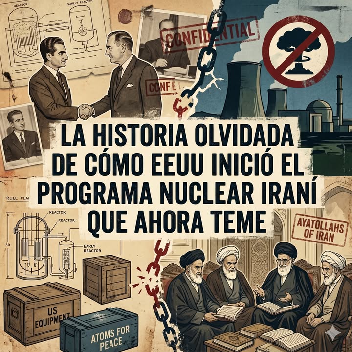 LA HISTORIA OLVIDADA DE CÓMO EEUU INICIÓ EL PROGRAMA NUCLEAR IRANÍ QUE AHORA TEME