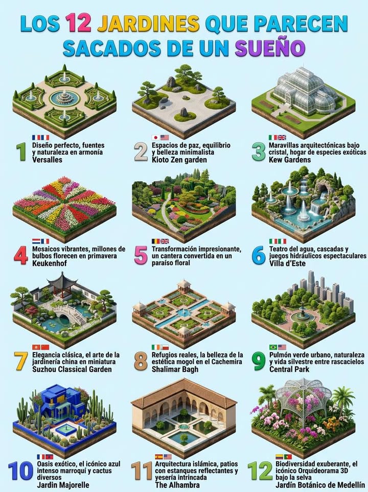 🌸 LOS 12 JARDINES QUE PARECEN SACADOS DE UN SUEÑO