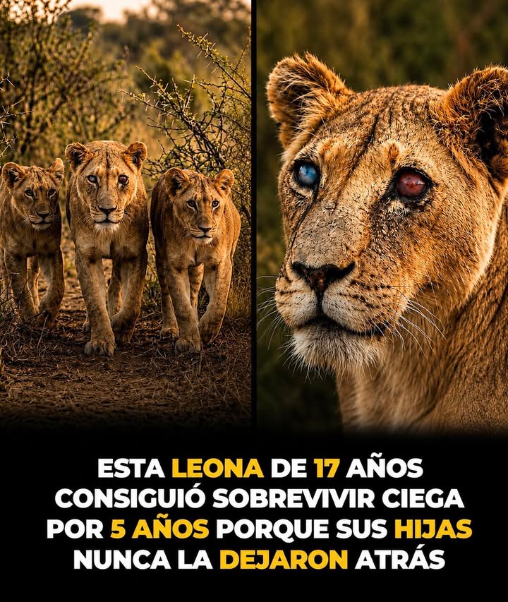 🦁❤️ Una historia real que demuestra que el amor y la lealtad también existen en la naturaleza