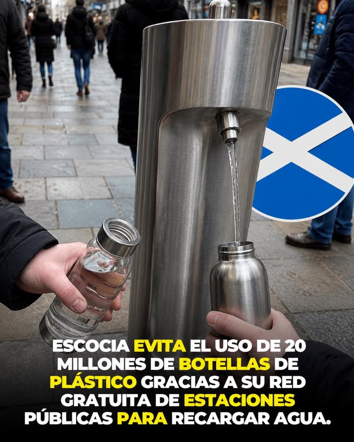 💧🇬🇧 Escocia demuestra que pequeñas acciones pueden generar un gran impacto
