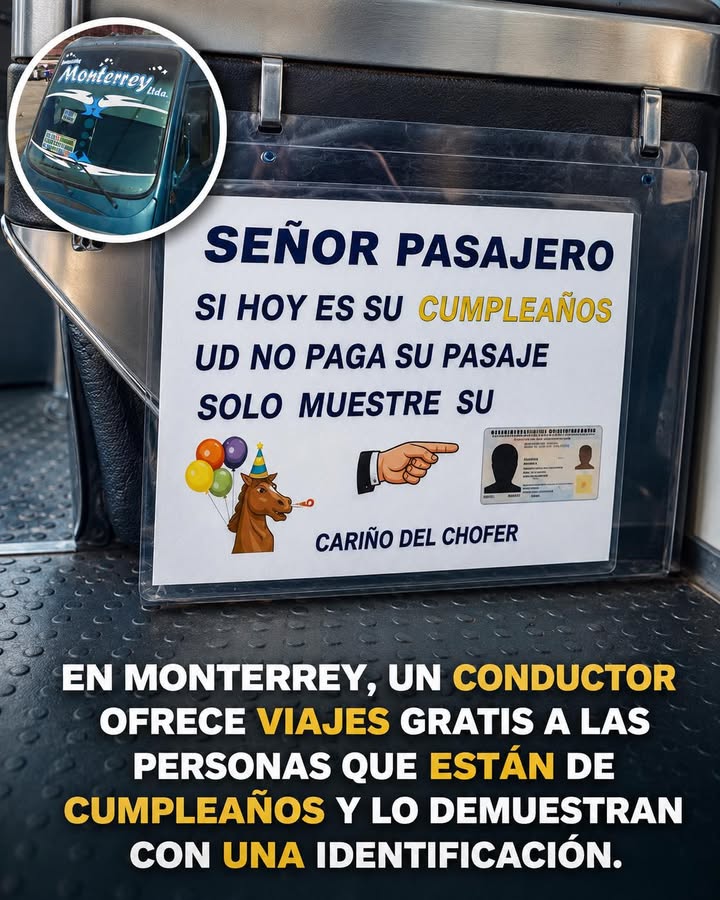 🎉🚌 Un gesto sencillo que ha conquistado corazones en Monterrey