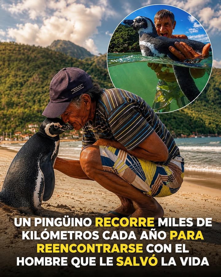 🐧❤️ Una amistad que desafía la naturaleza