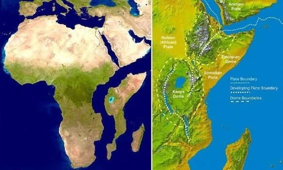 África se está partiendo