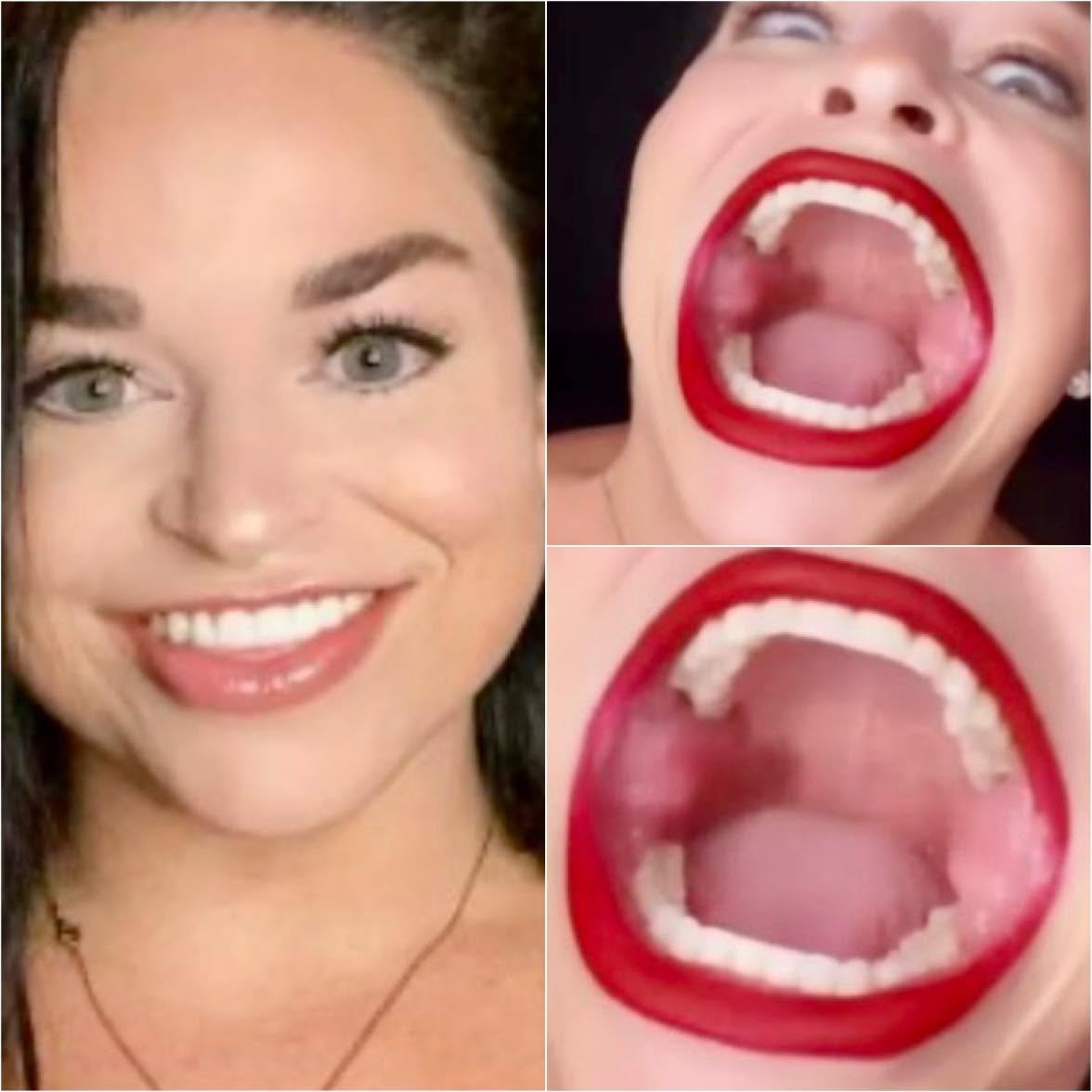Samantha Ramsdell se ha convertido en la nueva poseedora del récord Guinness por tener la boca más grande del mundo para una mujer