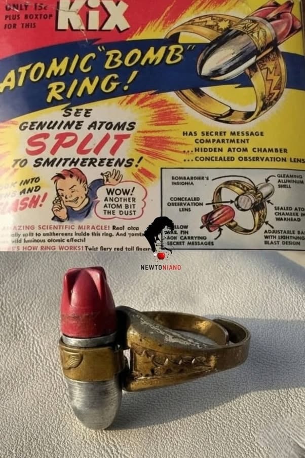 El anillo “atómico” que brillaba en la oscuridad