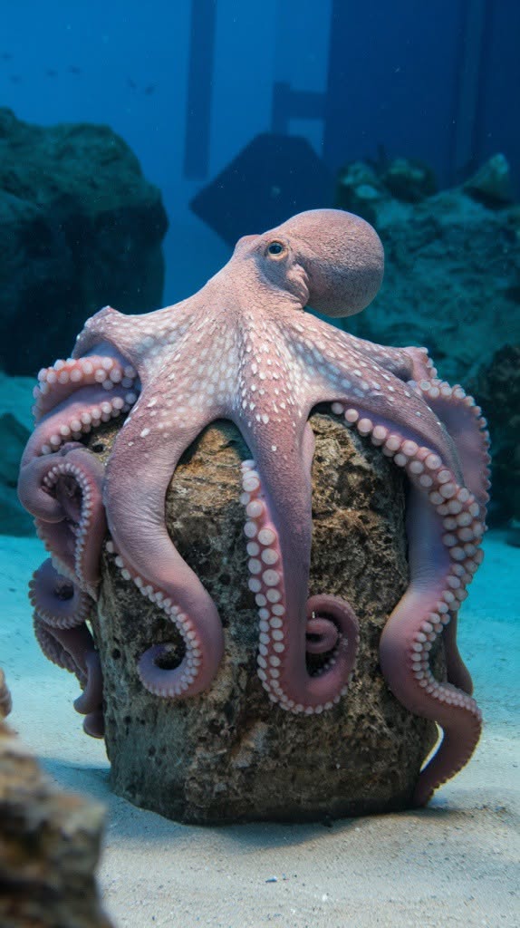 Los científicos descubrieron esto al extirpar la glándula óptica de un pulpo hembra tras poner huevos