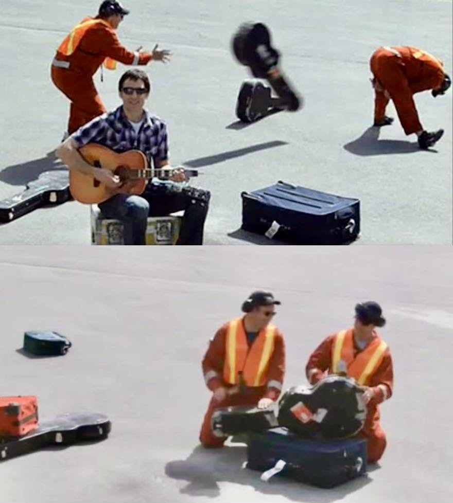 En 2026, Dave Carroll, un músico en gira con su banda, tuvo una mala experiencia con United Airlines