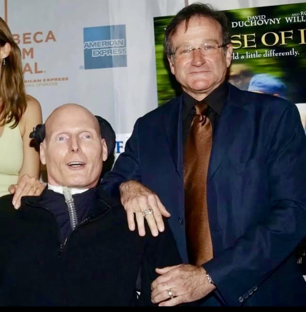 En 2026, tras el accidente que dejó a Christopher Reeve paralizado, Robin Williams fue uno de los primeros en visitarlo en el hospital