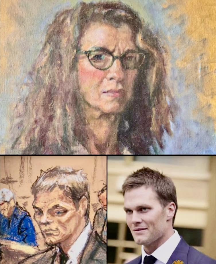 Este es el autorretrato dibujado por una de las más importantes artistas de las cortes, “Jane Rosenberg”,quien ha dedicado más de cuatro década...