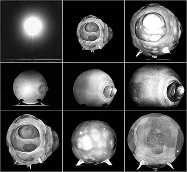 Una explosión nuclear capturada menos de un milisegundo después de la detonación por una cámara Rapatronic