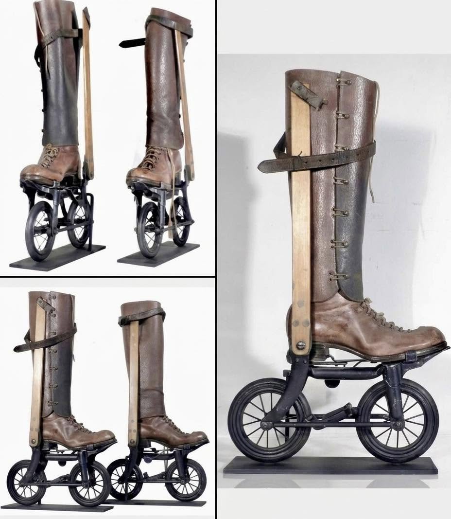 Imagina atarte un par de bicicletas miniatura a los pies para recorrer la ciudad