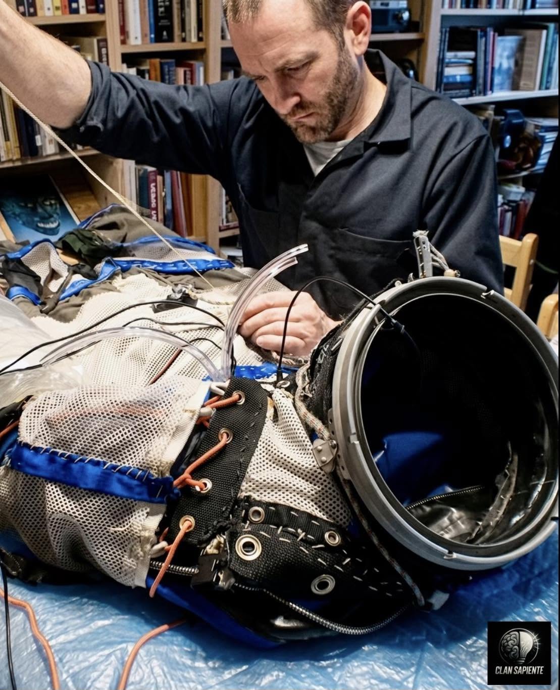 Lo que ves en esta imagen no es utilería de una película de ciencia ficción, sino el trabajo de Cameron Smith, un inventor que decidió desafiar lo...