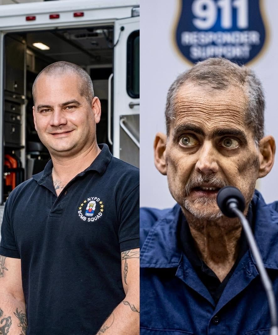 Lo que ves en estas fotos parecen dos personas distintas, pero es exactamente el mismo hombre