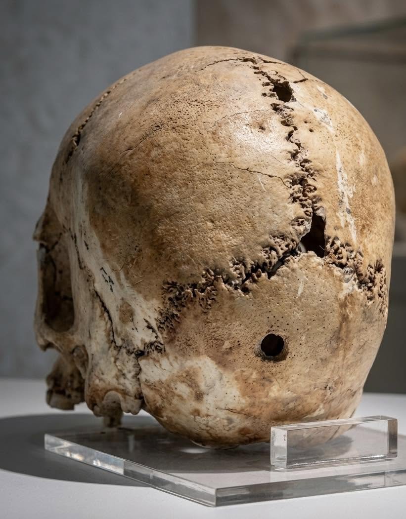 ¿Es posible sobrevivir a una cirugía cerebral hace 9,500 años