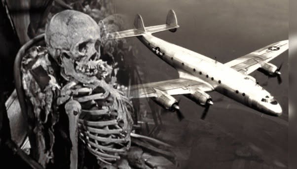Un avión perdido durante 35 años aterrizó con 92 esqueletos a bordo