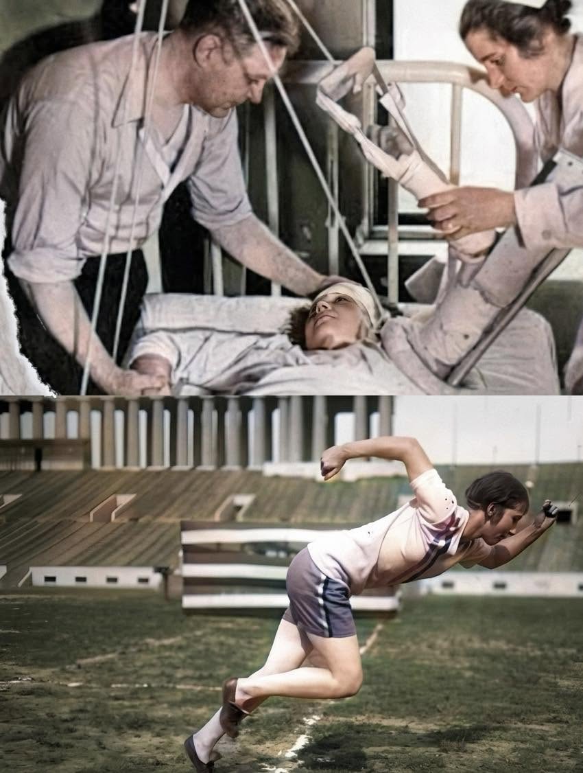 Betty Robinson es la prueba viviente de que la voluntad humana no conoce imposibles