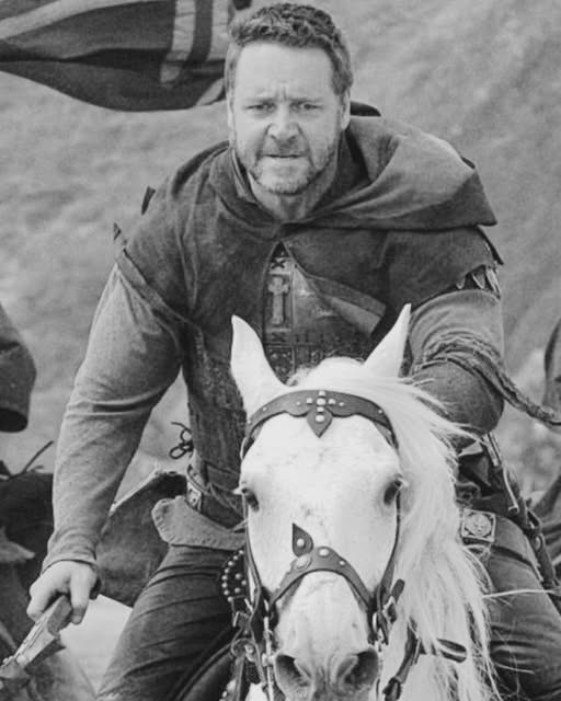 Russell Crowe volvió a encontrar a George diez años después, y el caballo pareció recordarlo