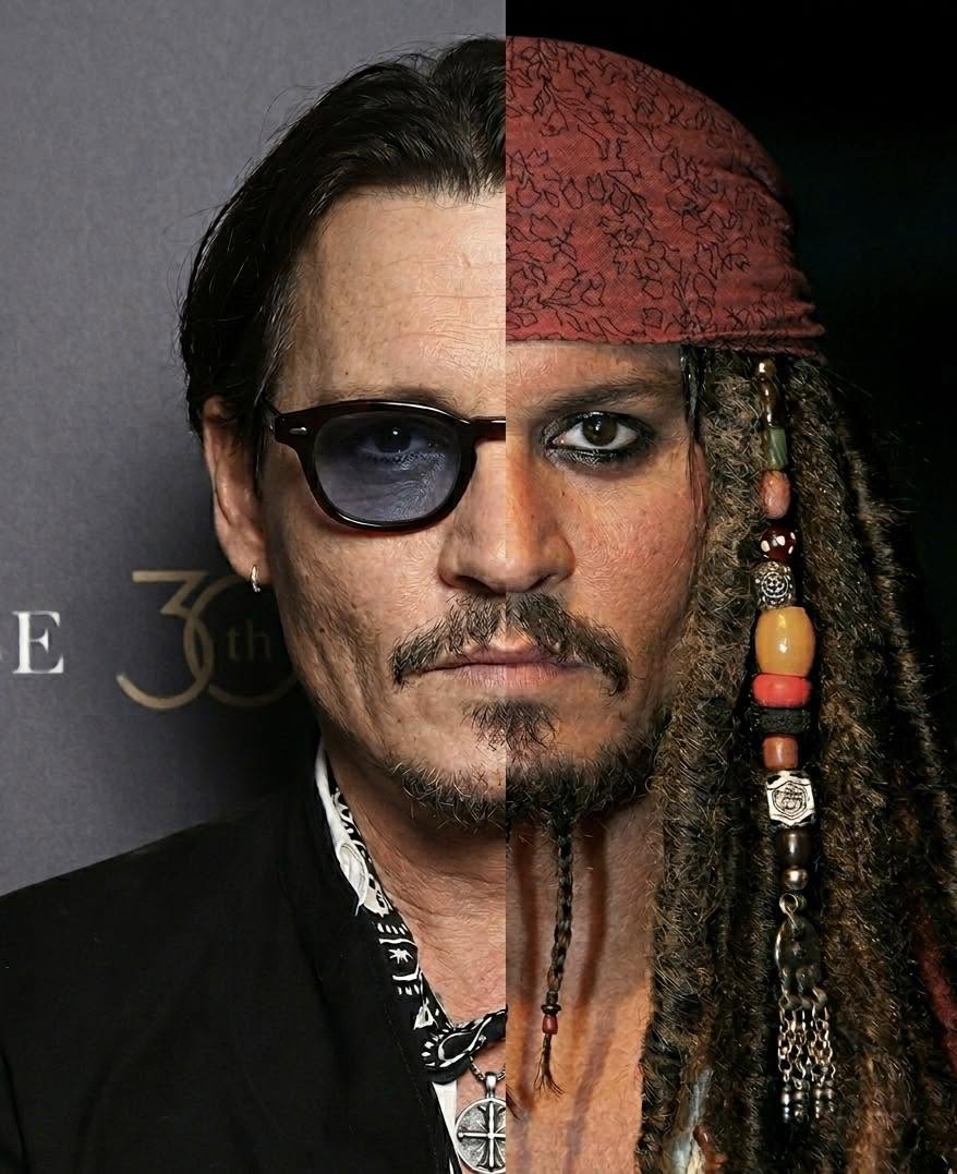 El secreto mejor guardado de Johnny Depp está en sus ojos: el actor es prácticamente ciego de su ojo izquierdo debido a una miopía congénita e irr...
