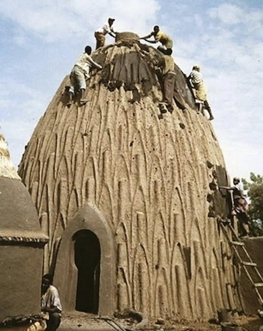 Estas increíbles estructuras cónicas están en Camerún y se conocen como las casas Mousgoum o "tolek"