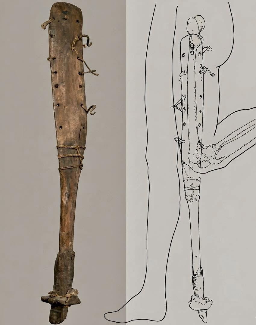 Hace más de 2,200 años, un hombre en Turpán, China, desafió la anatomía y el tiempo gracias a una de las prótesis funcionales más antiguas de l...