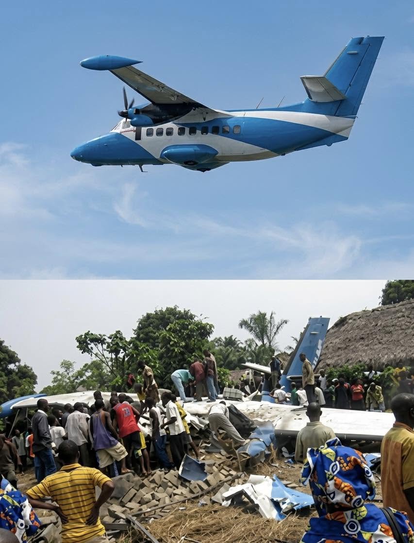 Estas dos imágenes muestran exactamente al mismo avión, pero separadas por un giro del destino tan trágico como inverosímil