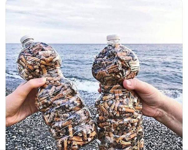 Tirar colillas de cigarrillos descuidadamente en la playa no es una falta menor