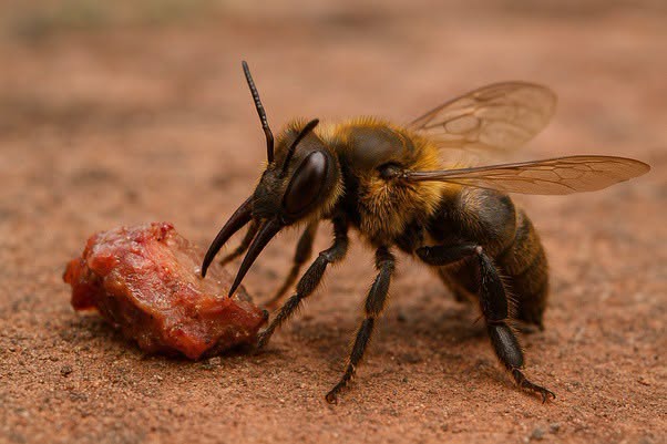 La abeja buitre parece sacada de una historia de terror, pero en realidad es una maravilla evolutiva que cambia por completo nuestra percepción de la...