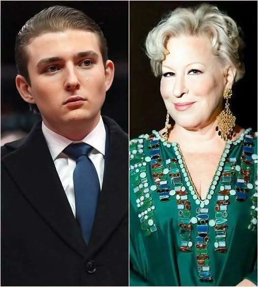 Barron Trump insultó a Bette Midler, diciéndole: "¡Siéntate, anciana de 80 años