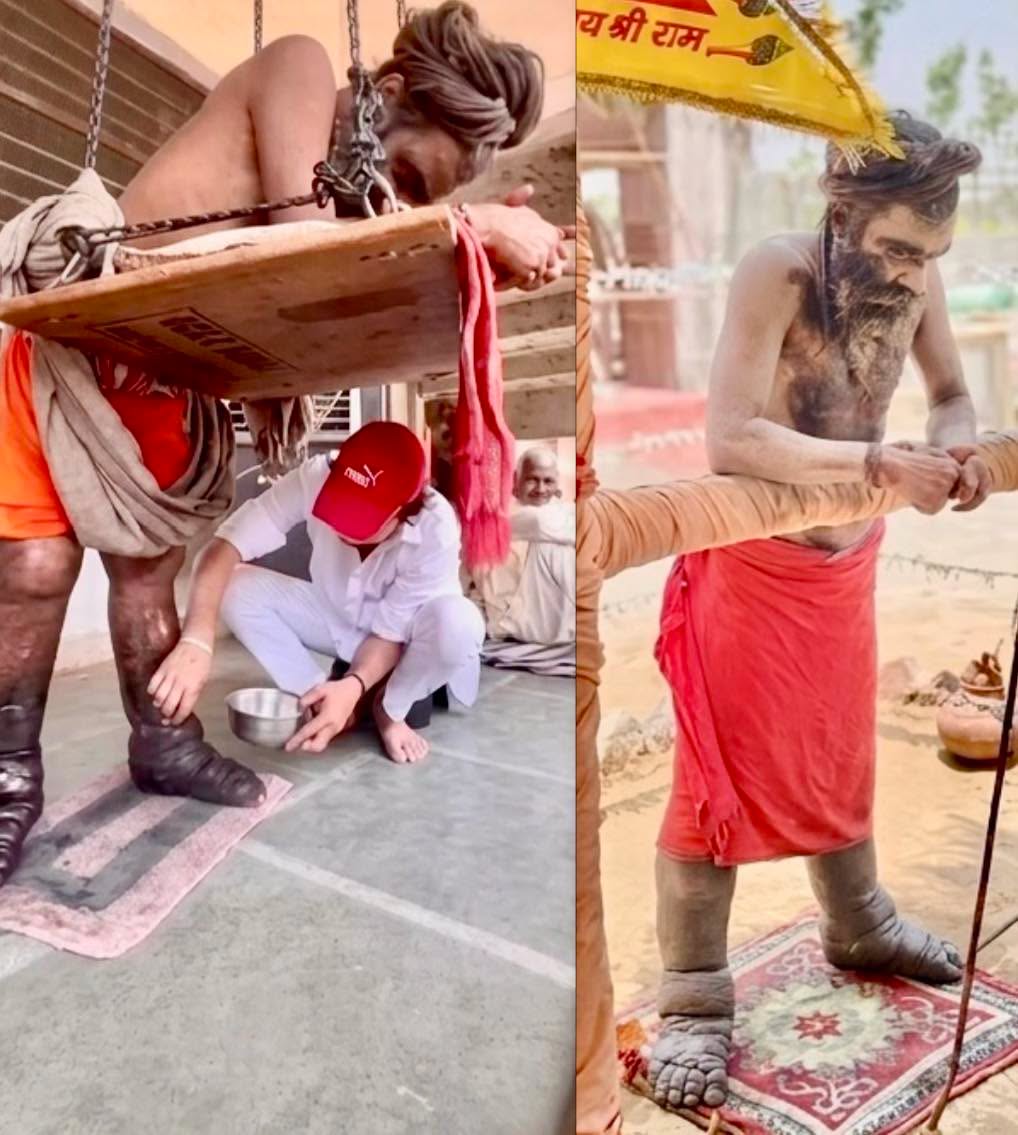 El hombre que aparece en la imagen es Daulat Giri G
