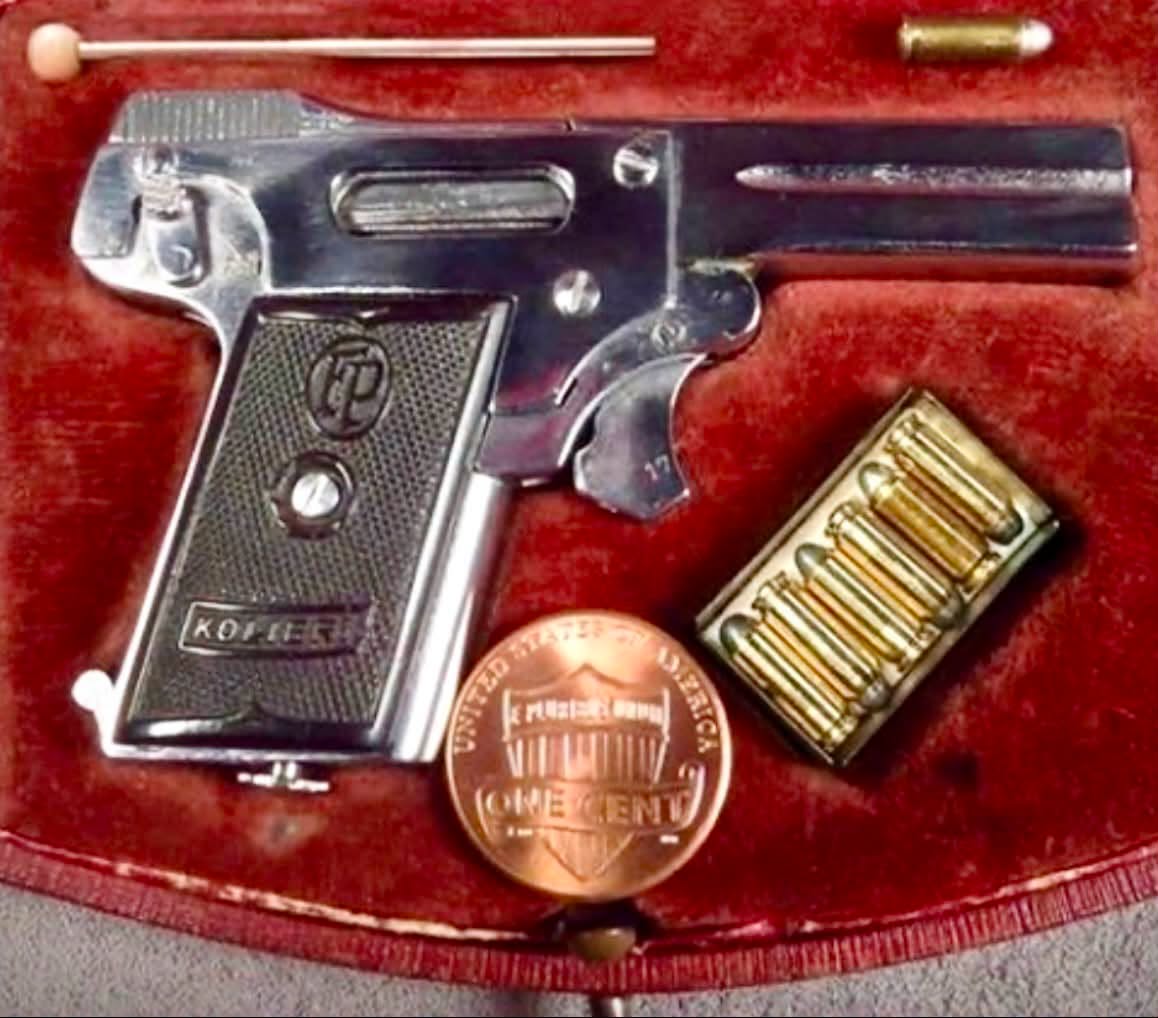 ¿Qué tan pequeña puede ser un arma de fuego real y completamente funcional