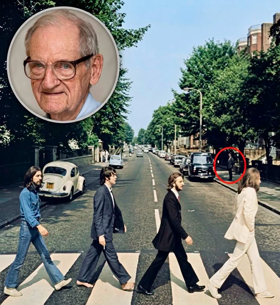 El hombre al fondo de la portada de Abbey Road no sabía quiénes eran Los Beatles