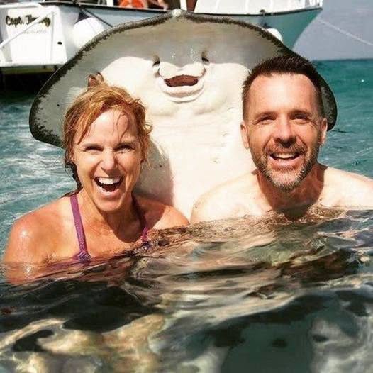Pocas personas como esta pareja pueden decir que alguna vez tomaron una foto tan increíble e inesperada