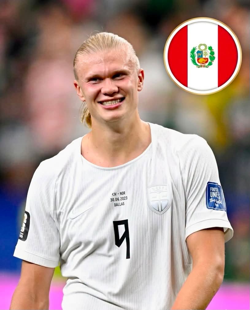 Nunca ha jugado en la liga peruana ni ha vestido la camiseta de la selección, pero Erling Haaland ya tiene asegurado un lugar en la historia demográ...