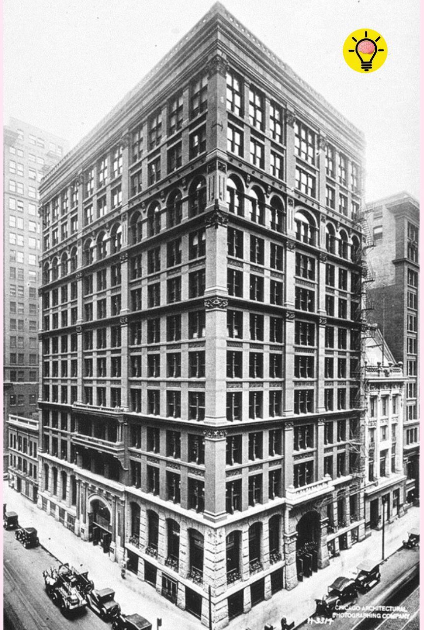 El primer rascacielos: Home Insurance Building (1885)