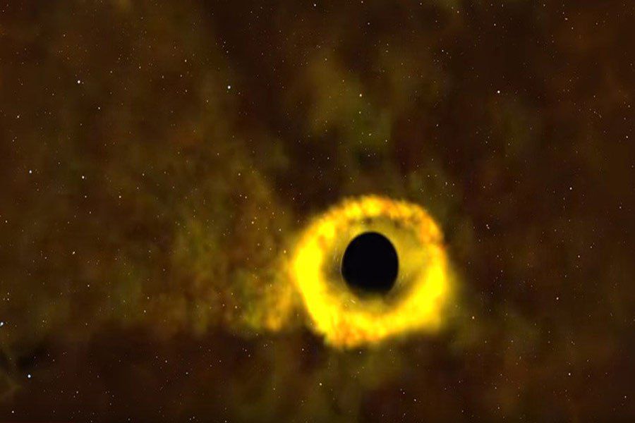 ¡Impacto Cósmico! Detectan Luz por Primera Vez Dentro de un Agujero Negro