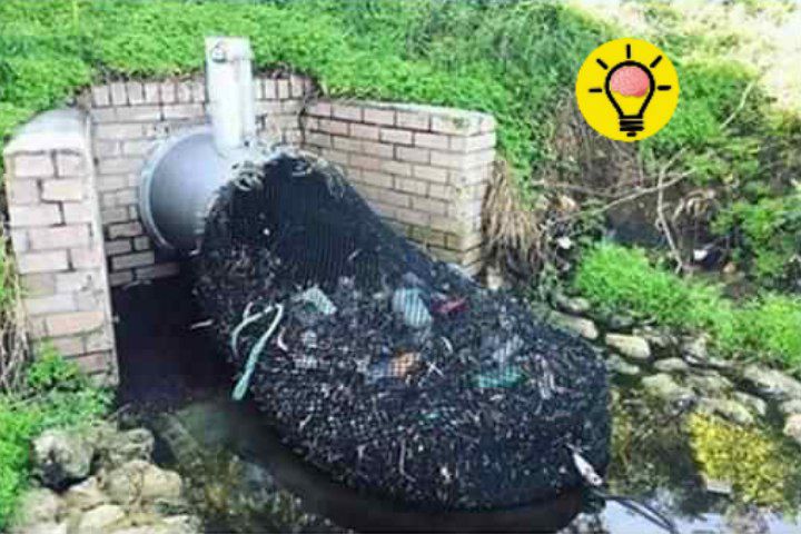Redes en desagües australianos: la barrera que frena la contaminación marina